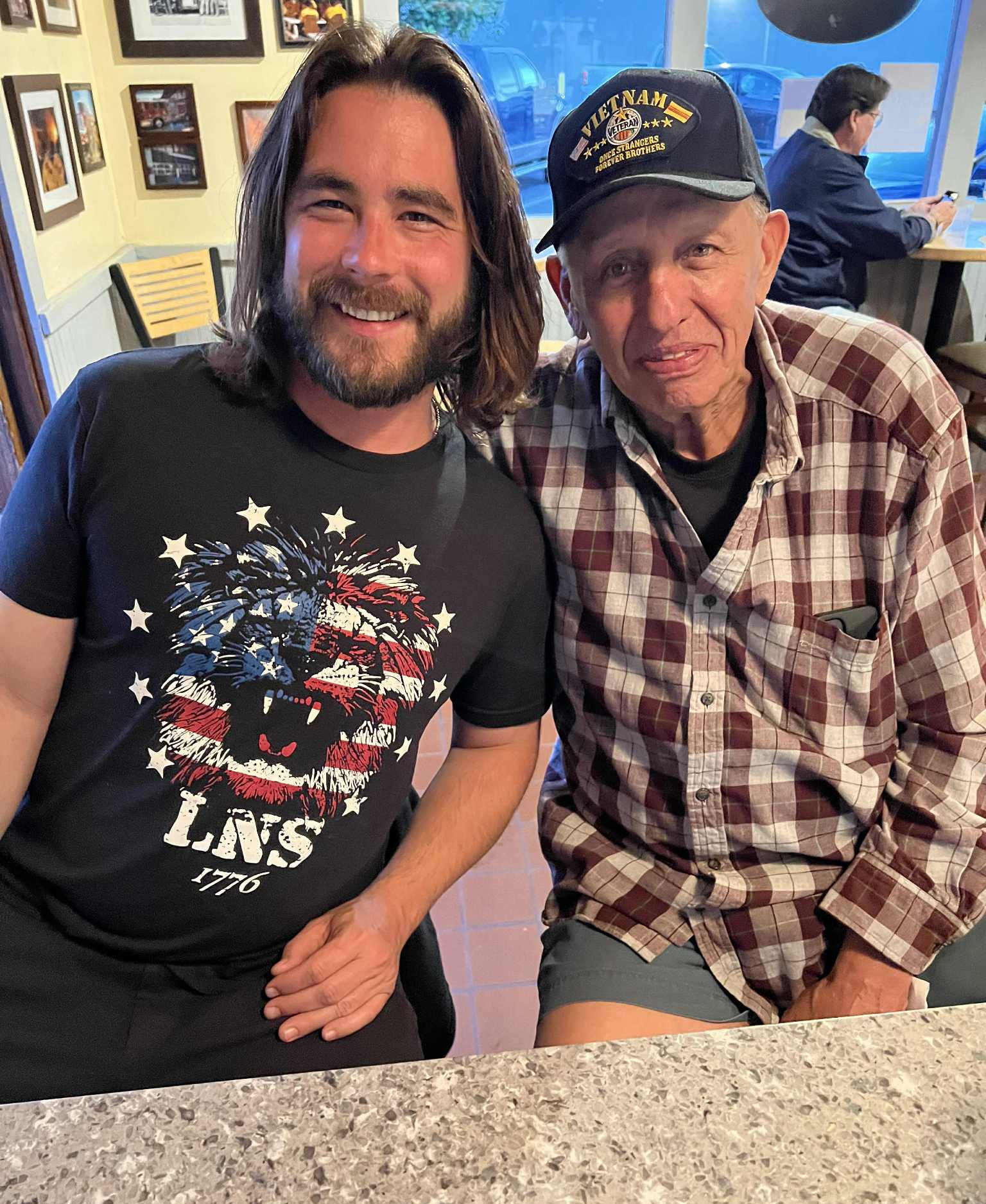 Justin Lord and his grandfather Steve Silva - Diamond View Auto Glass Justin Lord and his grandfather Steve Silva - Diamond View Auto Glass
